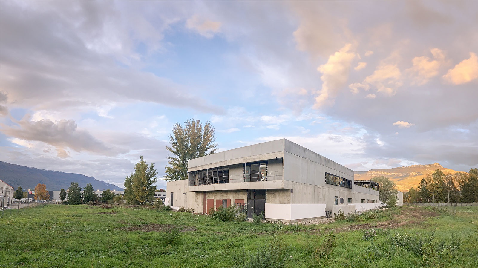 07.11.2023 - Le chantier de l' Atelier Culinaire Départemental Chambéry  avance