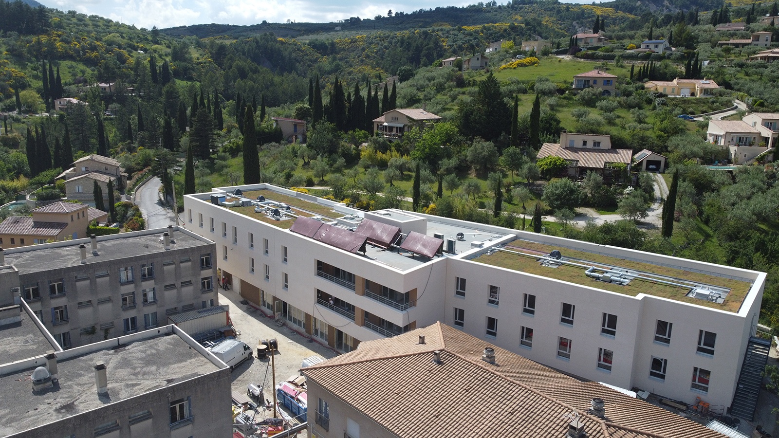 01.10.2024 - Le chantier de l'EHPAD de BUIS LES BARONNIES avance