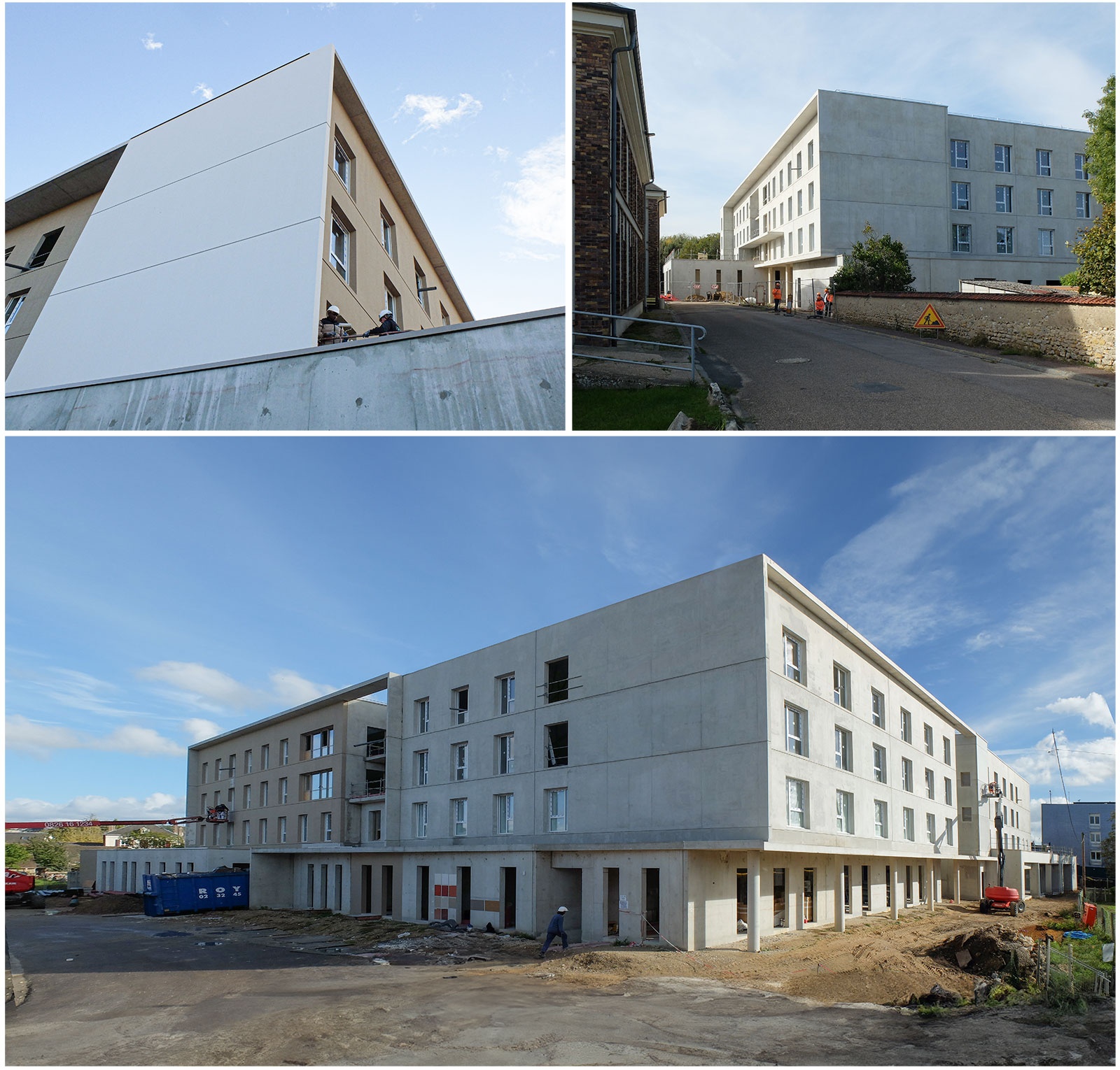 08.11.2023 - Le chantier de l'extension et réhabilitation du CHAG Pacy-sur-Eure avance