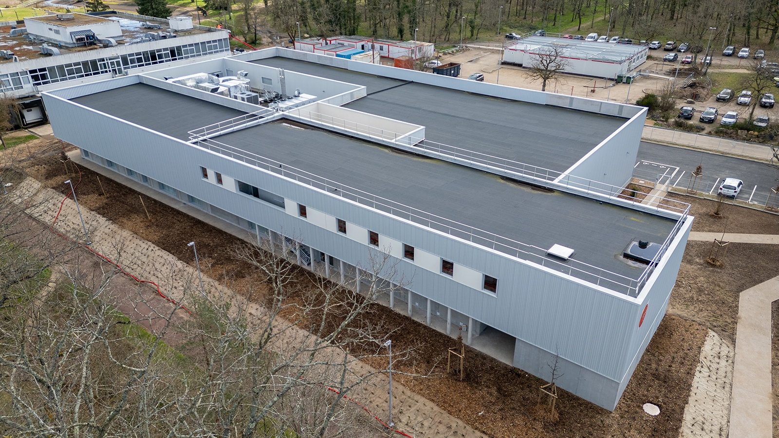 18.03.2024 - Le chantier de la Cuisine Centrale et Restaurants du Campus d’Orléans La Source avance