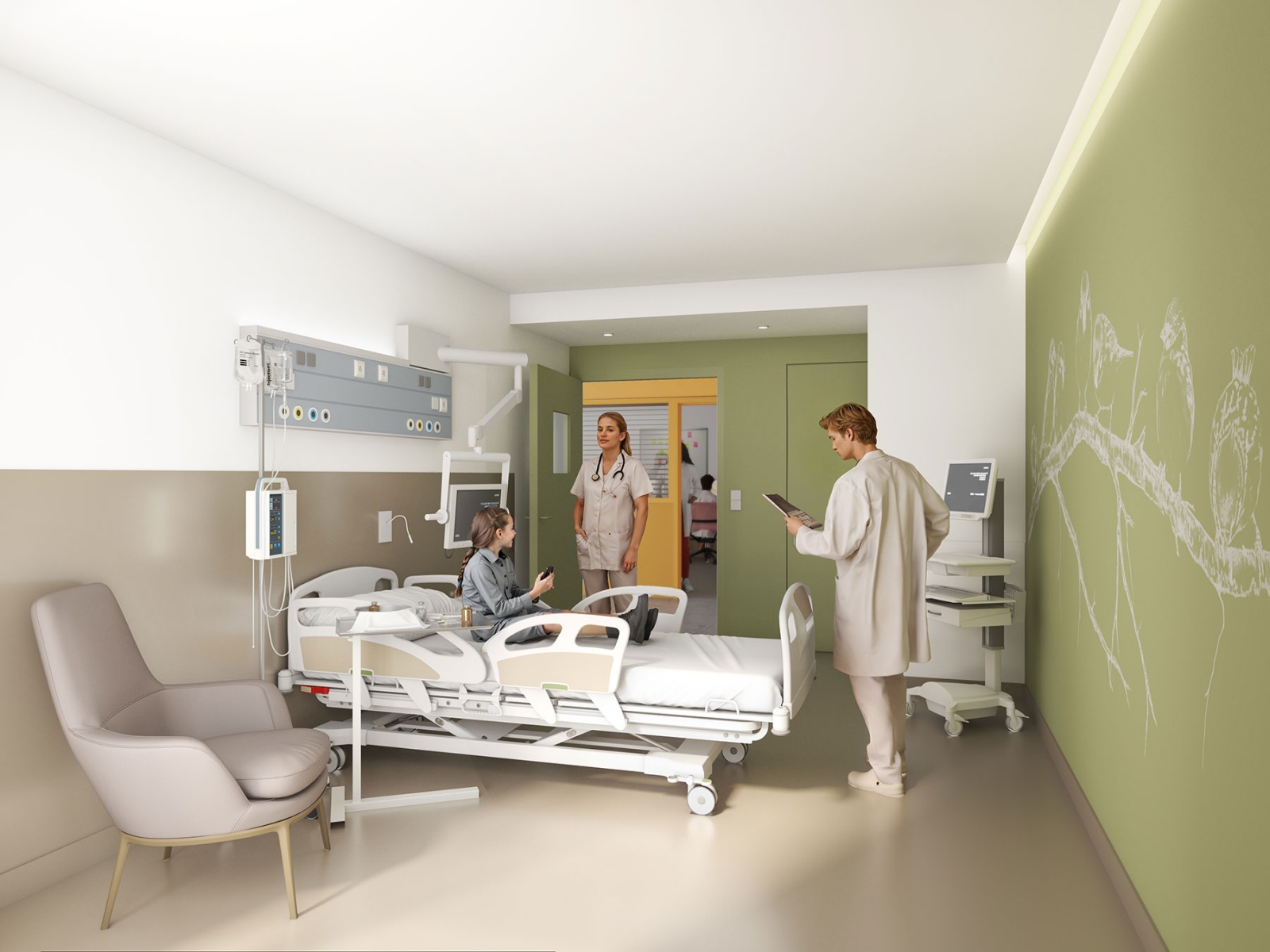Extension du service des Urgences Pédiatriques 